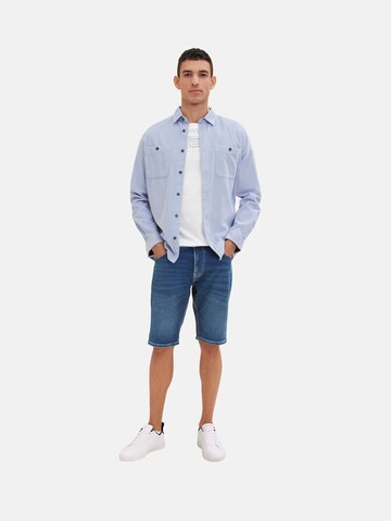 TOM TAILOR Slimfit Shorts 'Josh' in Blau