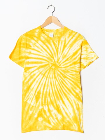 Gildan Tie Dye T-shirt S in Gelb: predná strana