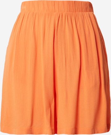 ICHI Wide leg Pants in Orange: front