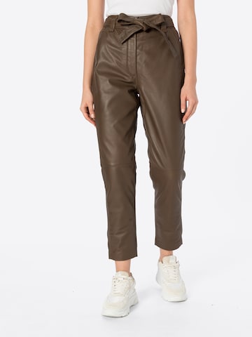 SECOND FEMALE Pants 'Abina' in Brown: front