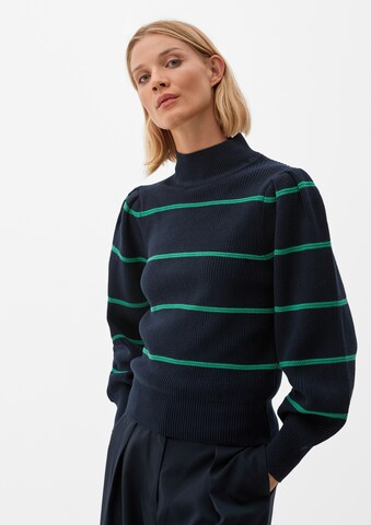 Pull-over s.Oliver en bleu : devant