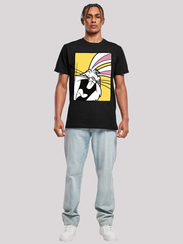 T-Shirt 'Looney Tunes Bugs Bunny Laughing' F4NT4STIC en noir