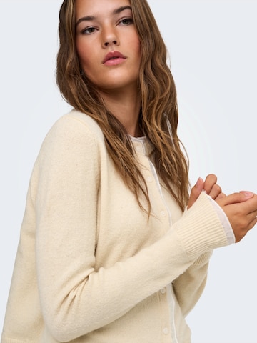 ONLY Strickjacke 'ONLRINE' in Beige