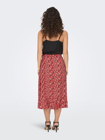 JDY Skirt 'Hora' in Red