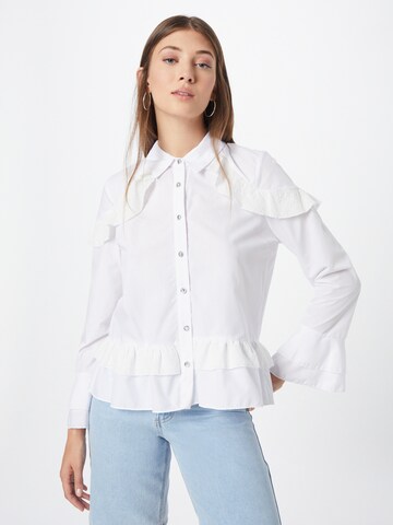 River Island Blouse in White: front