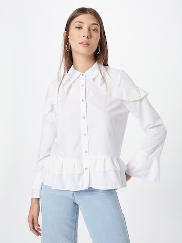 Camicia da donna di River Island in bianco: frontale