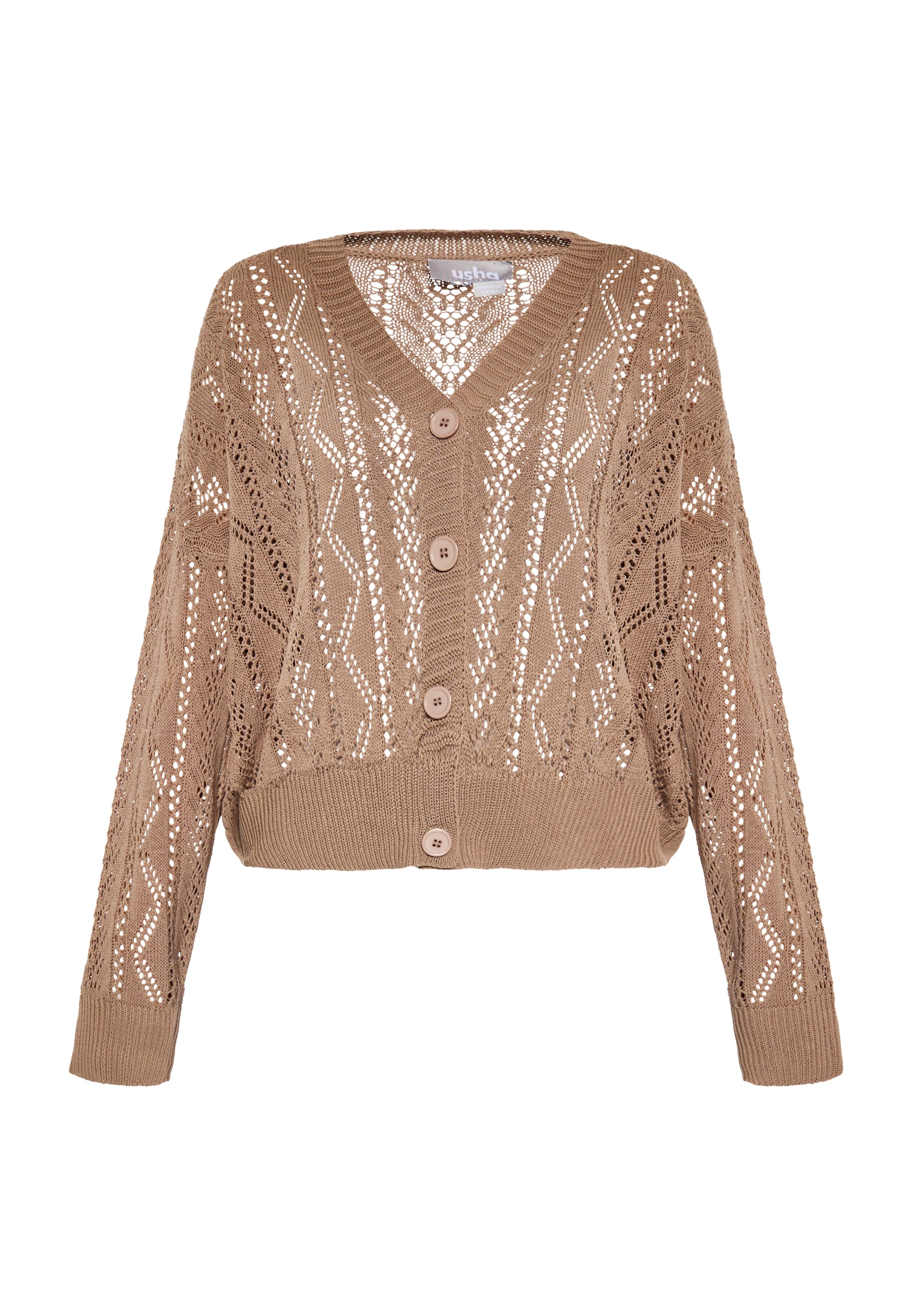 Giacchetta di Usha in marrone: frontale