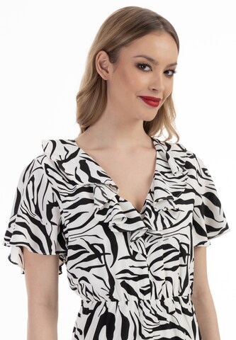 Rochie de la faina pe negru