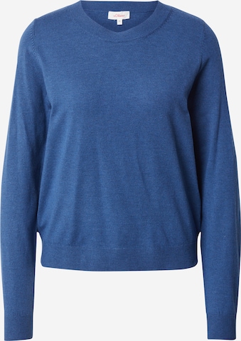 s.Oliver Sweater in Blue: front