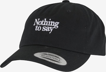 Mister TeeŠilterica 'Nothing To Say' - crna boja: prednji dio