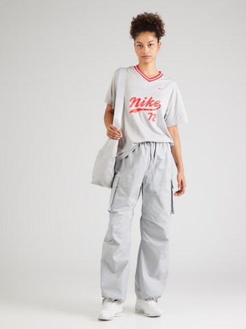 pelēks Nike Sportswear T-Krekls