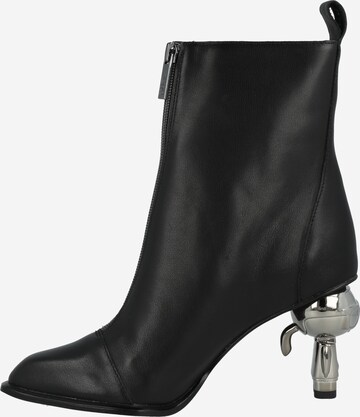 Karl Lagerfeld Kotníkové boty – černá