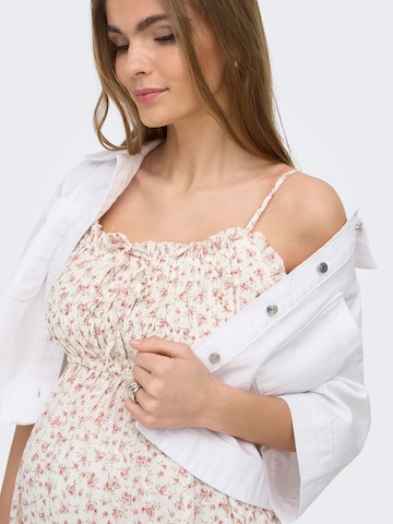 Abito estivo 'OLMMary' di Only Maternity in bianco