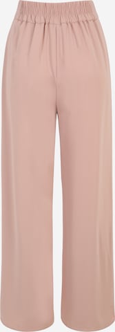 River Island Petite Wide leg Pleat-Front Pants in Pink