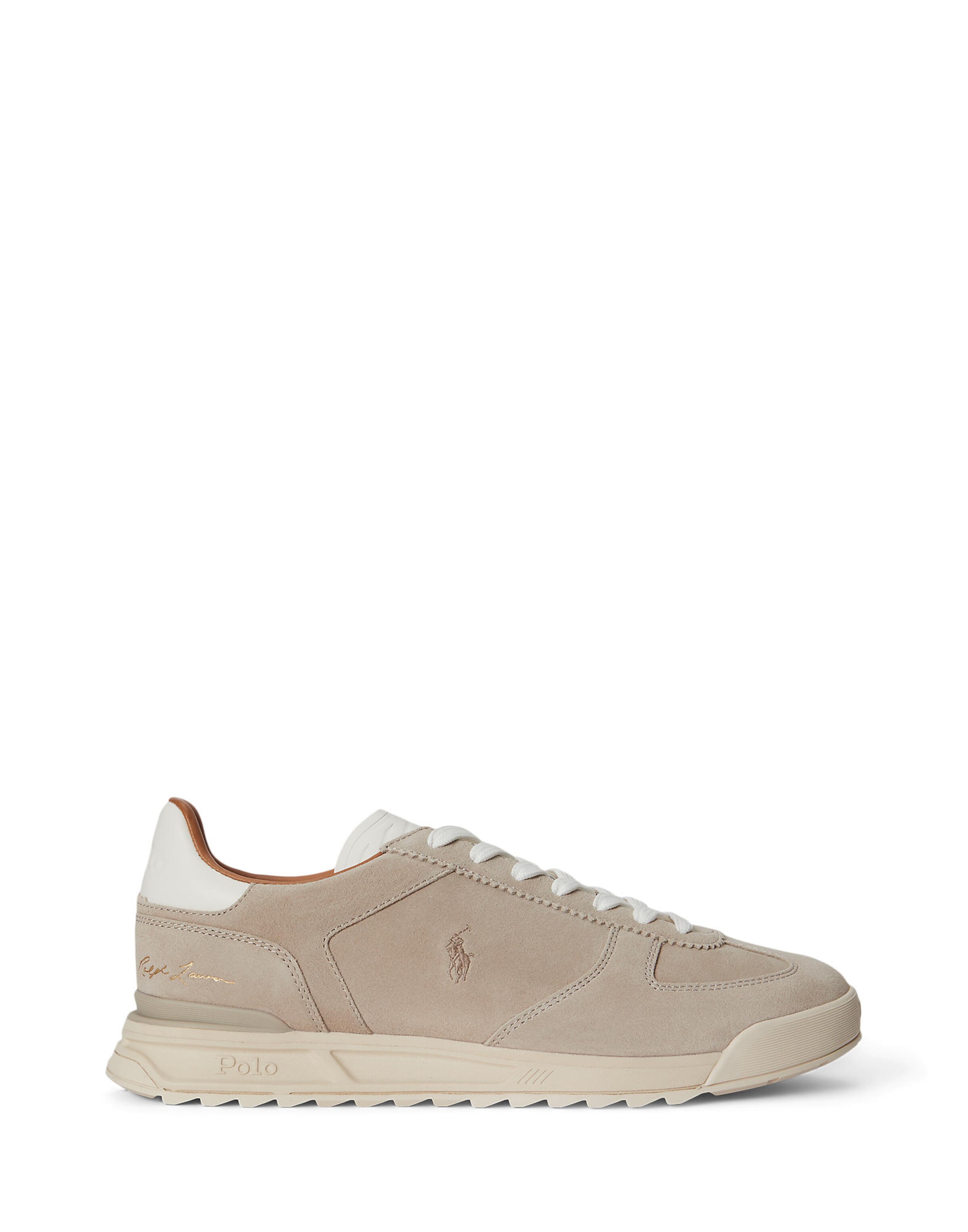 Sneaker bassa 'VARICK' di Polo Ralph Lauren in beige: frontale
