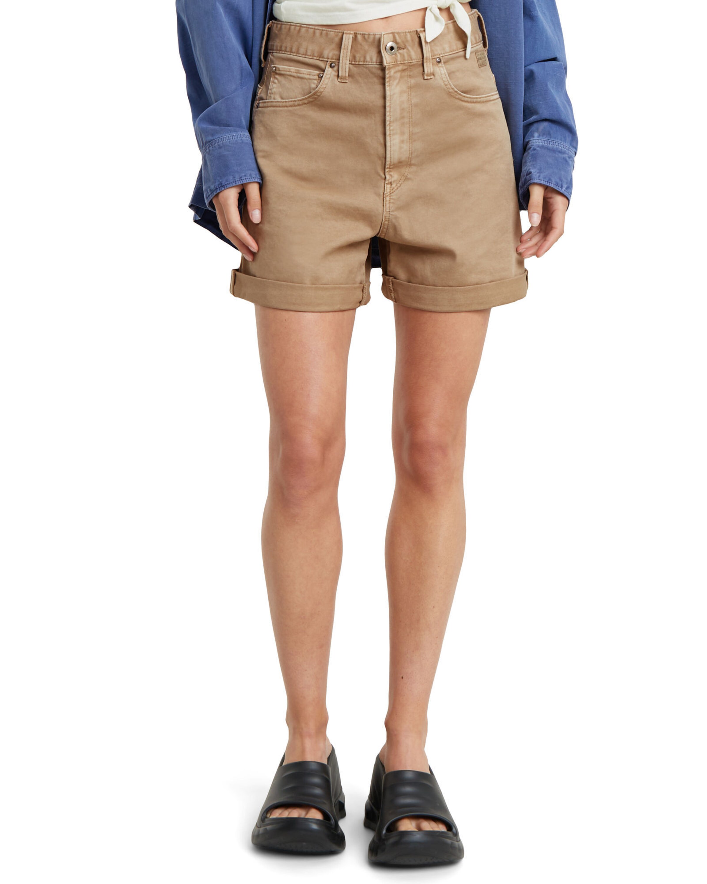 G-STAR Regular Broek in Groen: voorkant