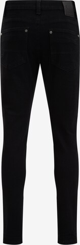 WE Fashion Regular Jeans in Black: front