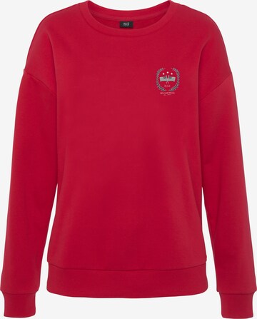 H.I.S Sweatshirt in Red: front