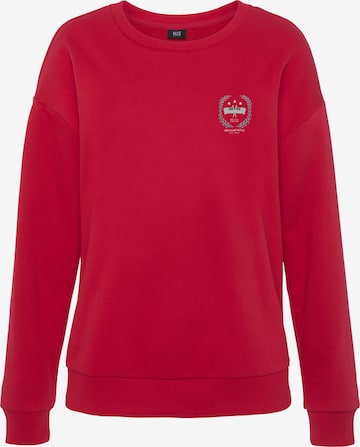 H.I.S Sweatshirt in Red: front