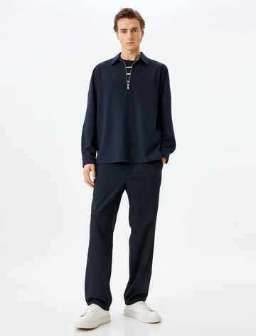Koton Regular fit Tussenjas in Blauw