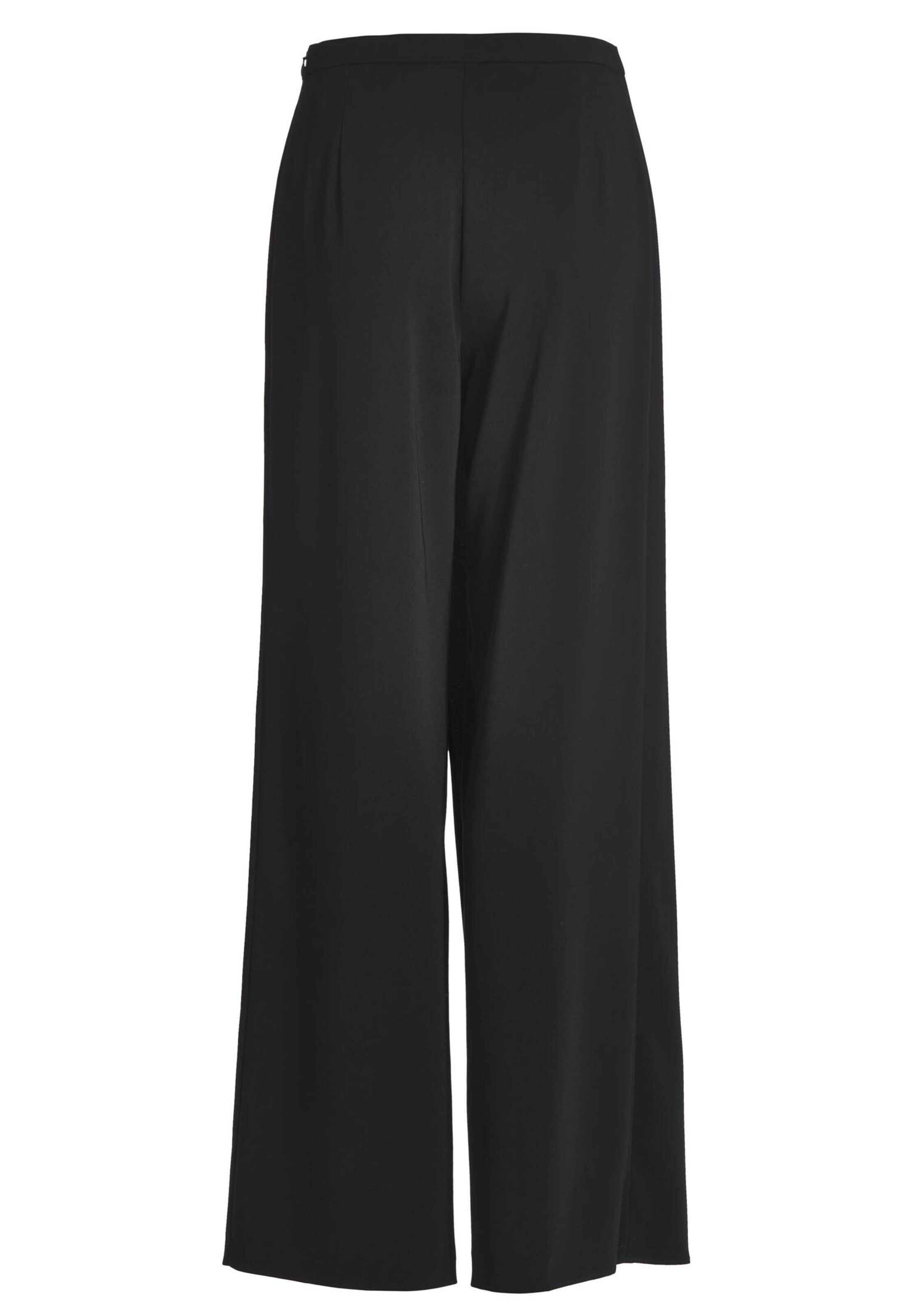 SWING Wide Leg Hose in Schwarz