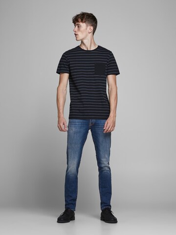 Coupe slim Jean 'Glenn' JACK & JONES en bleu