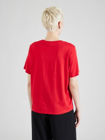 PIECES - Camisa 'PCADDYSAN' em vermelho