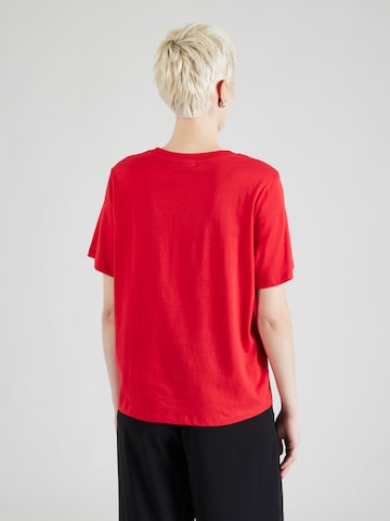 PIECES T-shirt 'PCADDYSAN' i röd