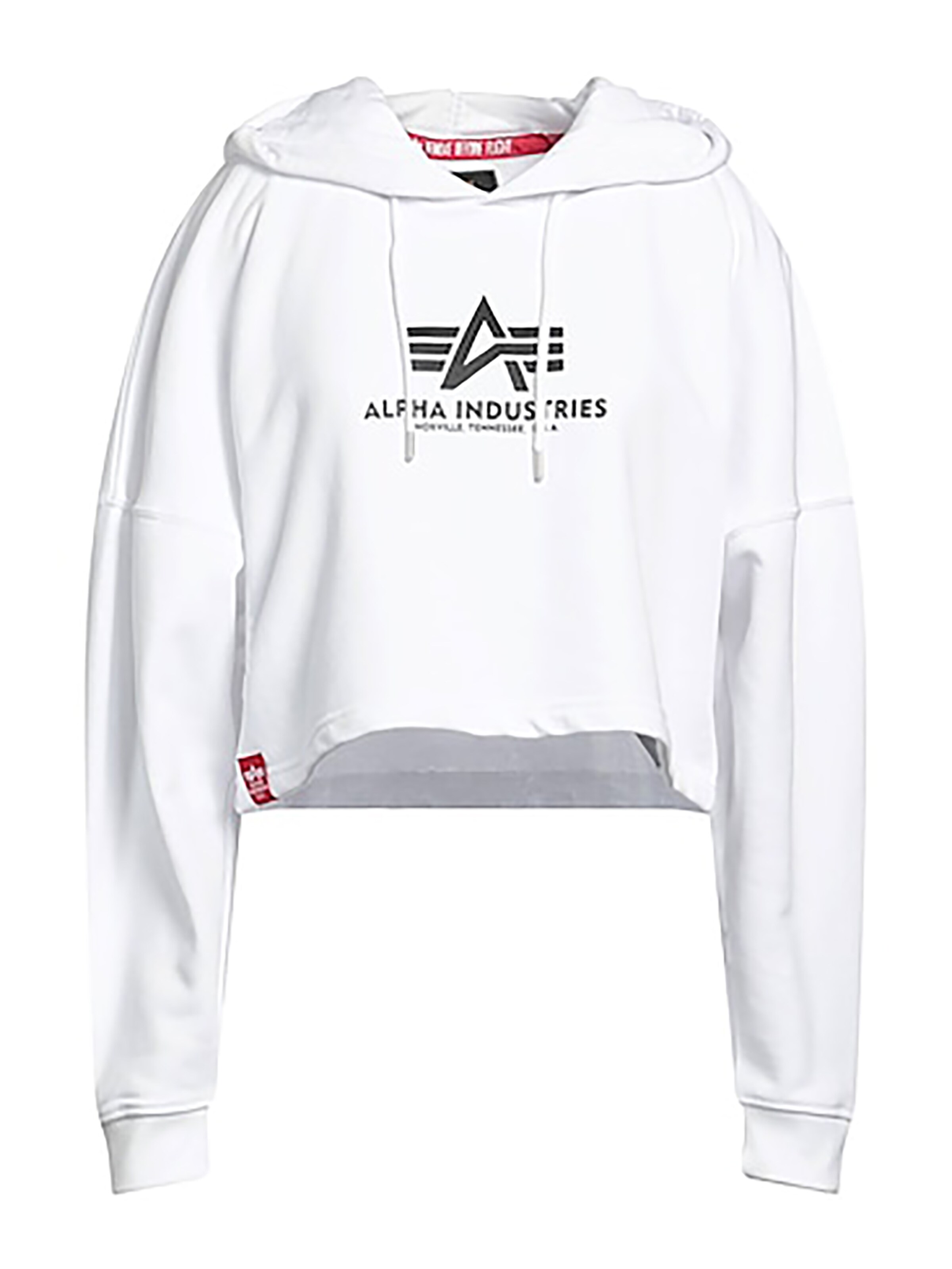 ALPHA INDUSTRIES Sweatshirt 'Basic' in White: front