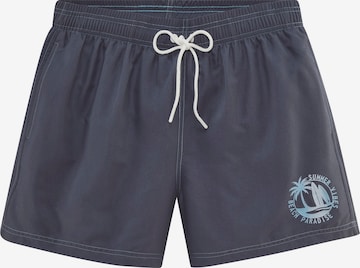 Shorts de bain JOHN DEVIN en bleu : devant