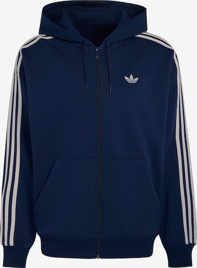XS dydžio Džemperis 'Adicolor' iš ADIDAS ORIGINALS, spalva – tamsiai mėlyna jūros spalva / sidabro pilka, Prekių apžvalga