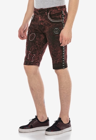 CIPO & BAXX Regular Jeans 'Rotten' in Red
