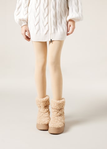 CALZEDONIA Tights 'THERMO' in Beige