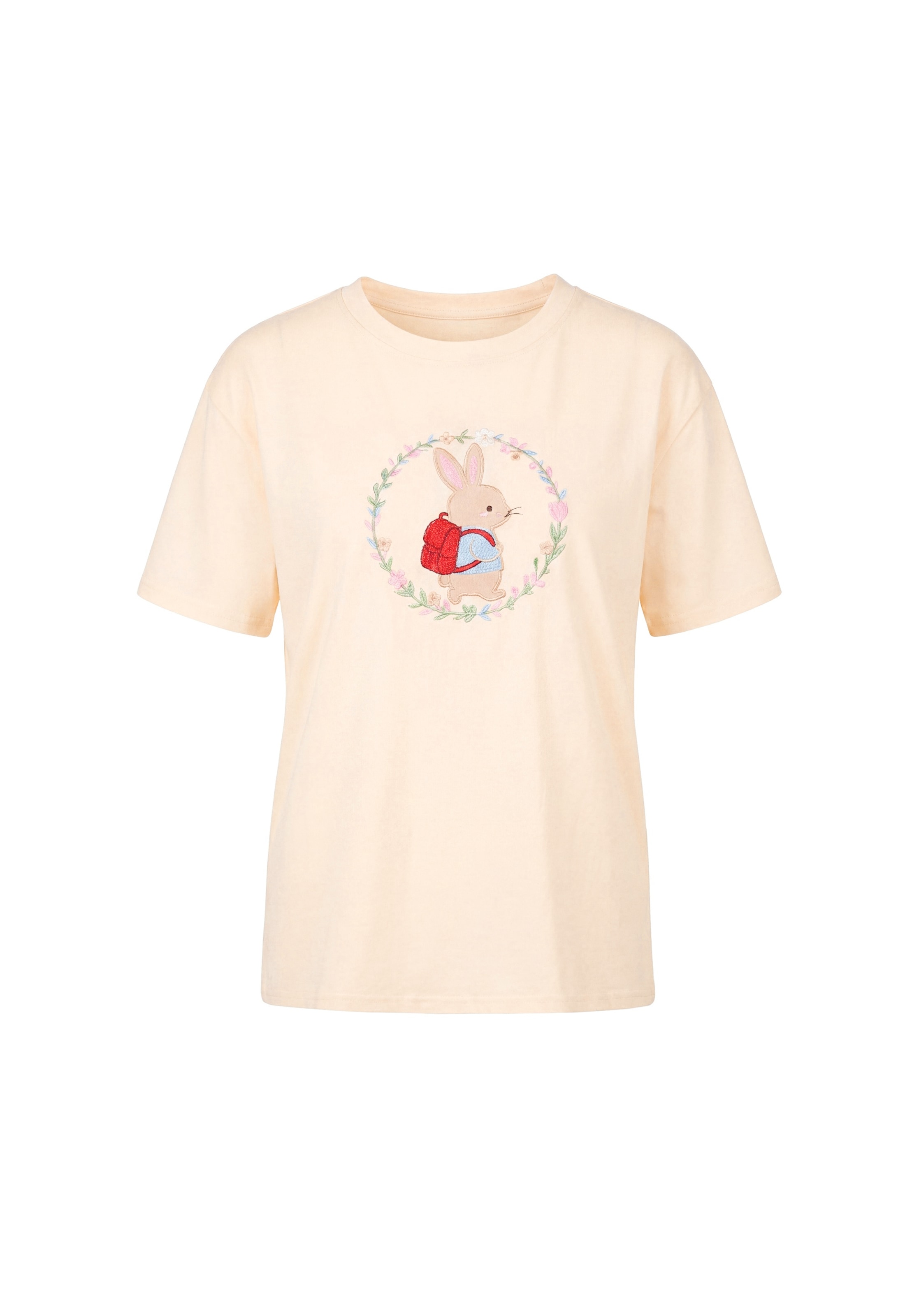 MYMO Shirt 'Pop' in Beige: voorkant