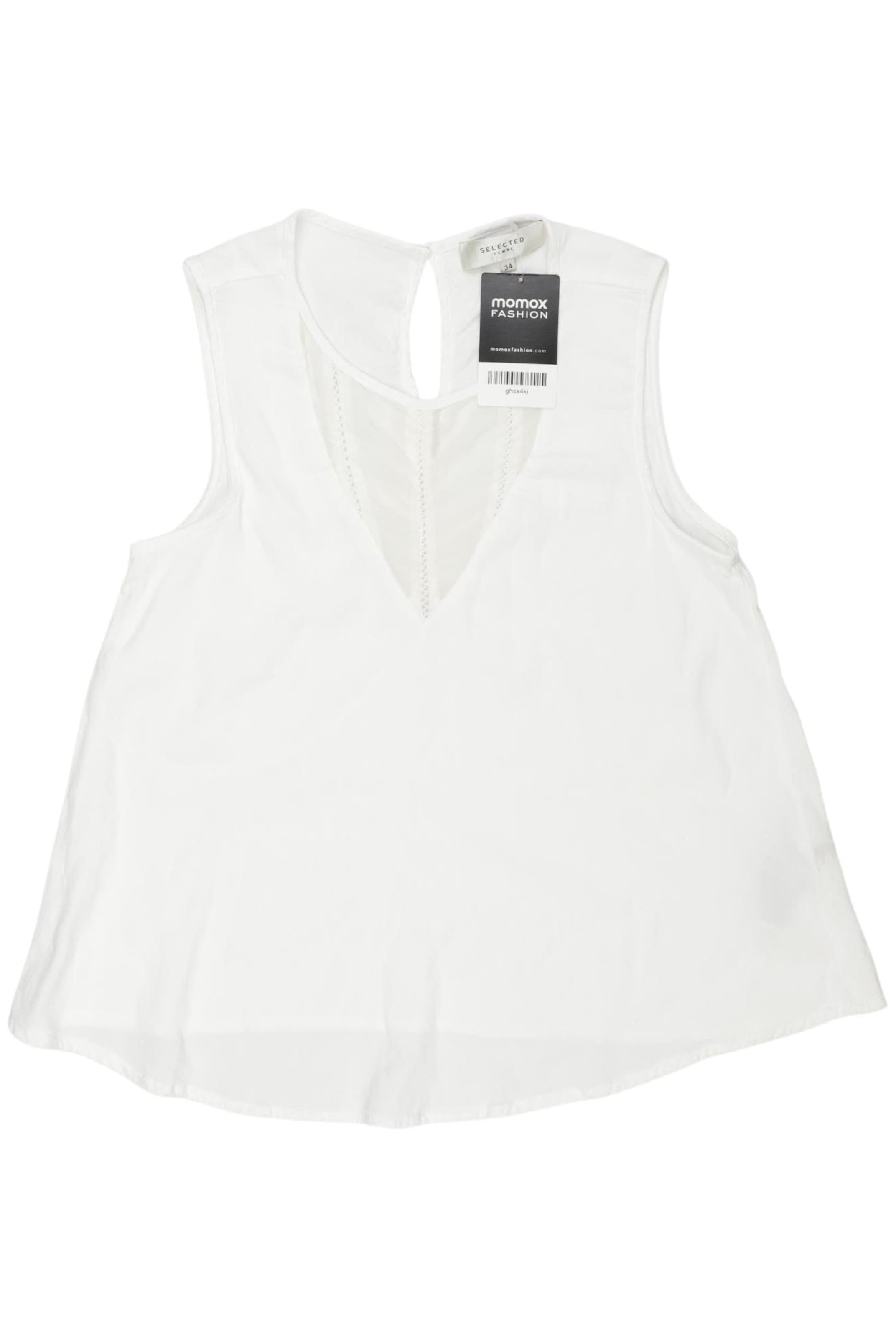 SELECTED Top & Shirt in XS in White: front