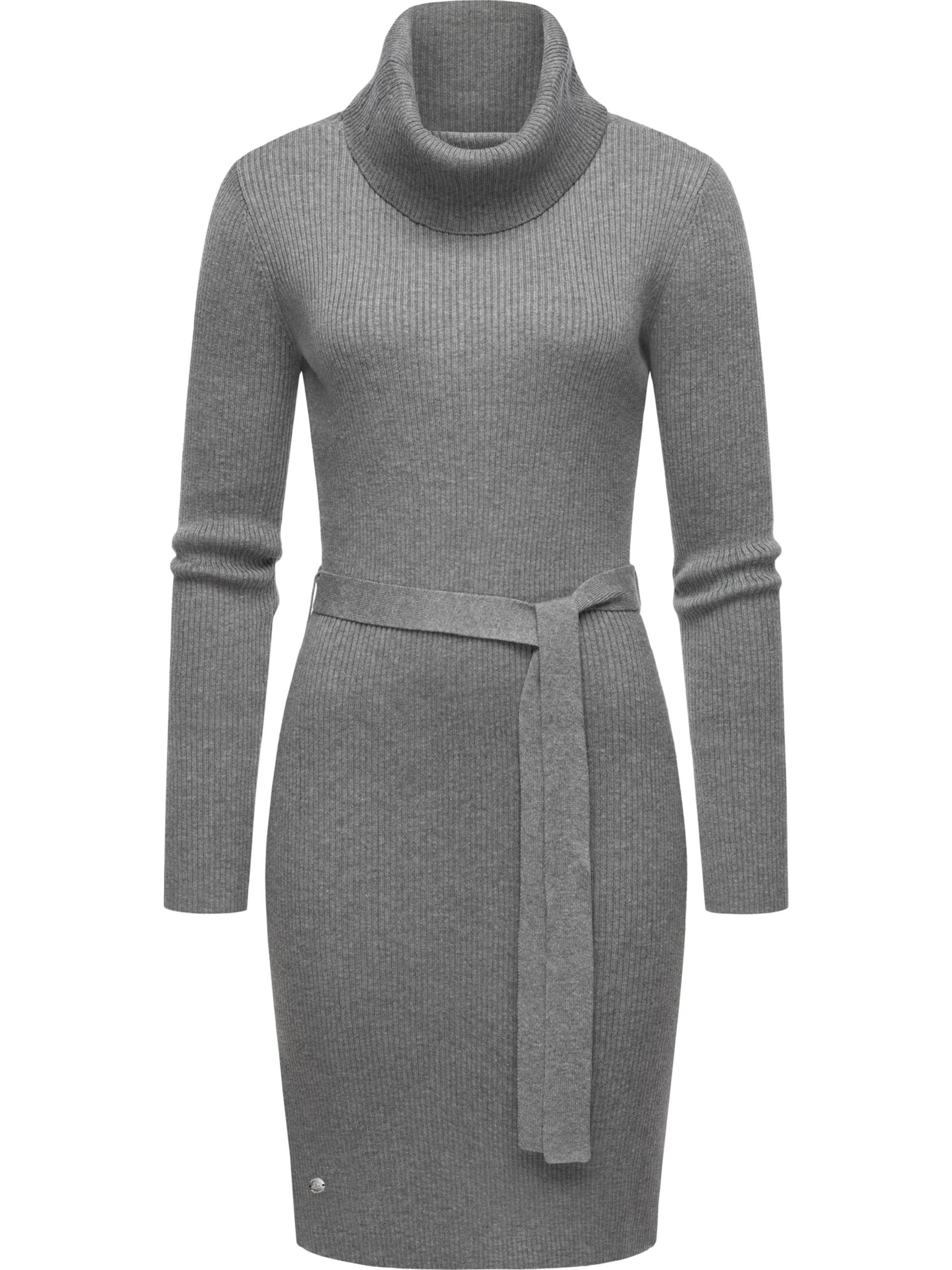 Ragwear Πλεκτό φόρεμα 'Miyya' σε γκρι: μπροστά