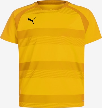 T-Shirt fonctionnel 'TeamVision' PUMA en jaune : devant