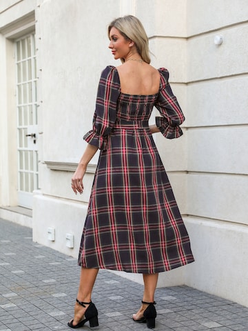 Cupshe Jurk 'Plaid' in Blauw