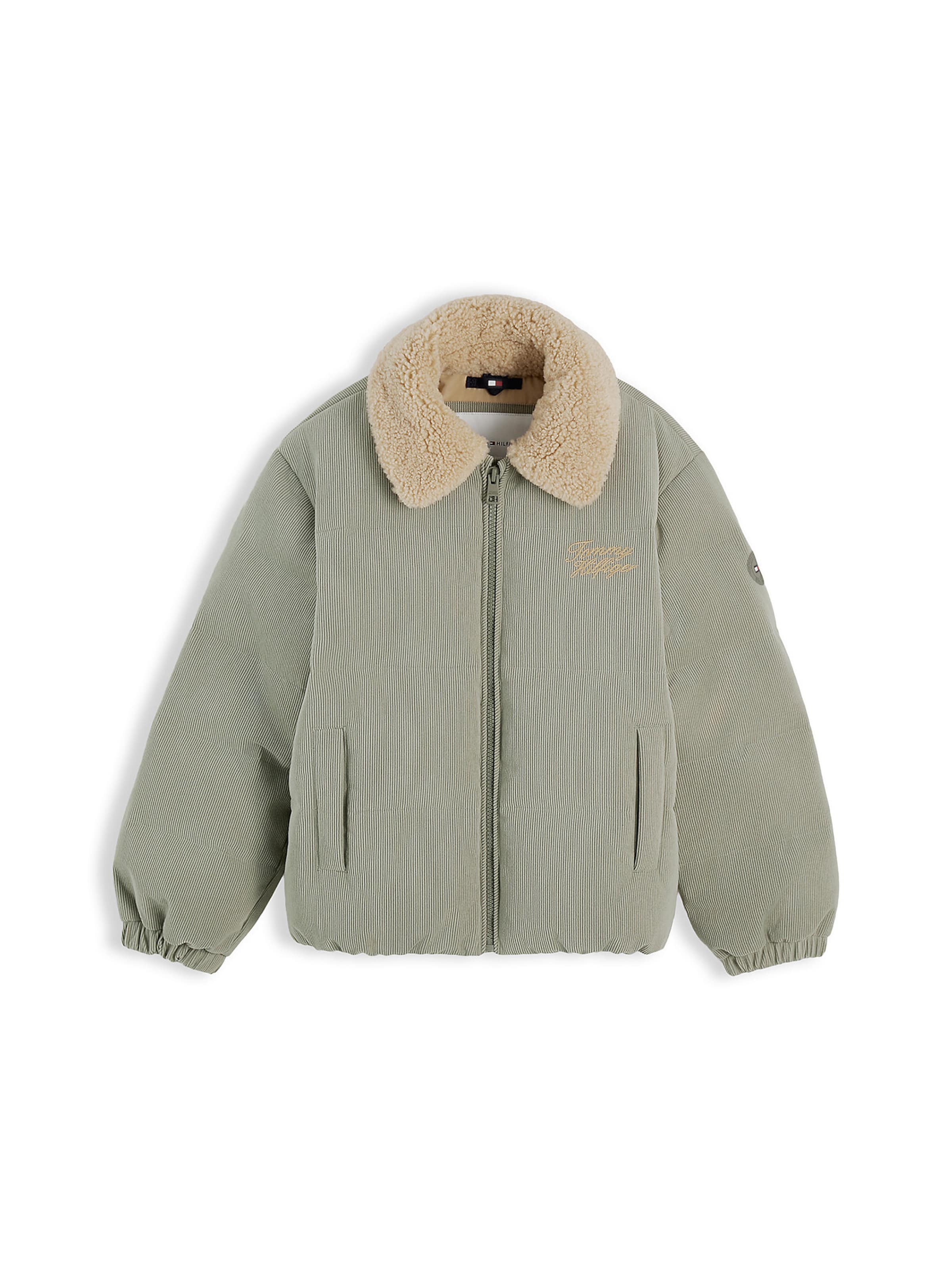 Veste d’hiver TOMMY HILFIGER en vert : devant