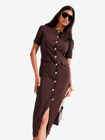 Friends Like These Платье в Коричневый: спереди