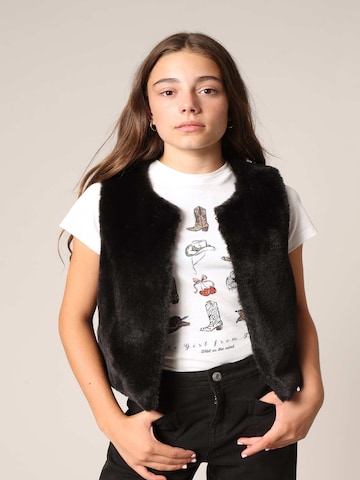Gilet 'FUZZY' Deeluxe en noir