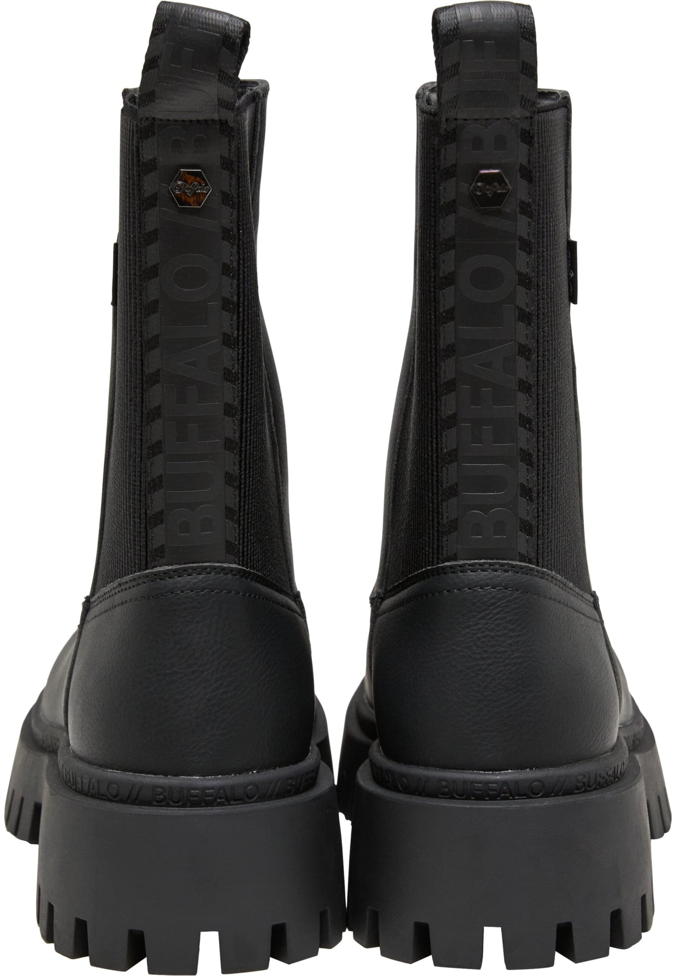BUFFALO Chelsea čižmy 'Zanos' - Čierna