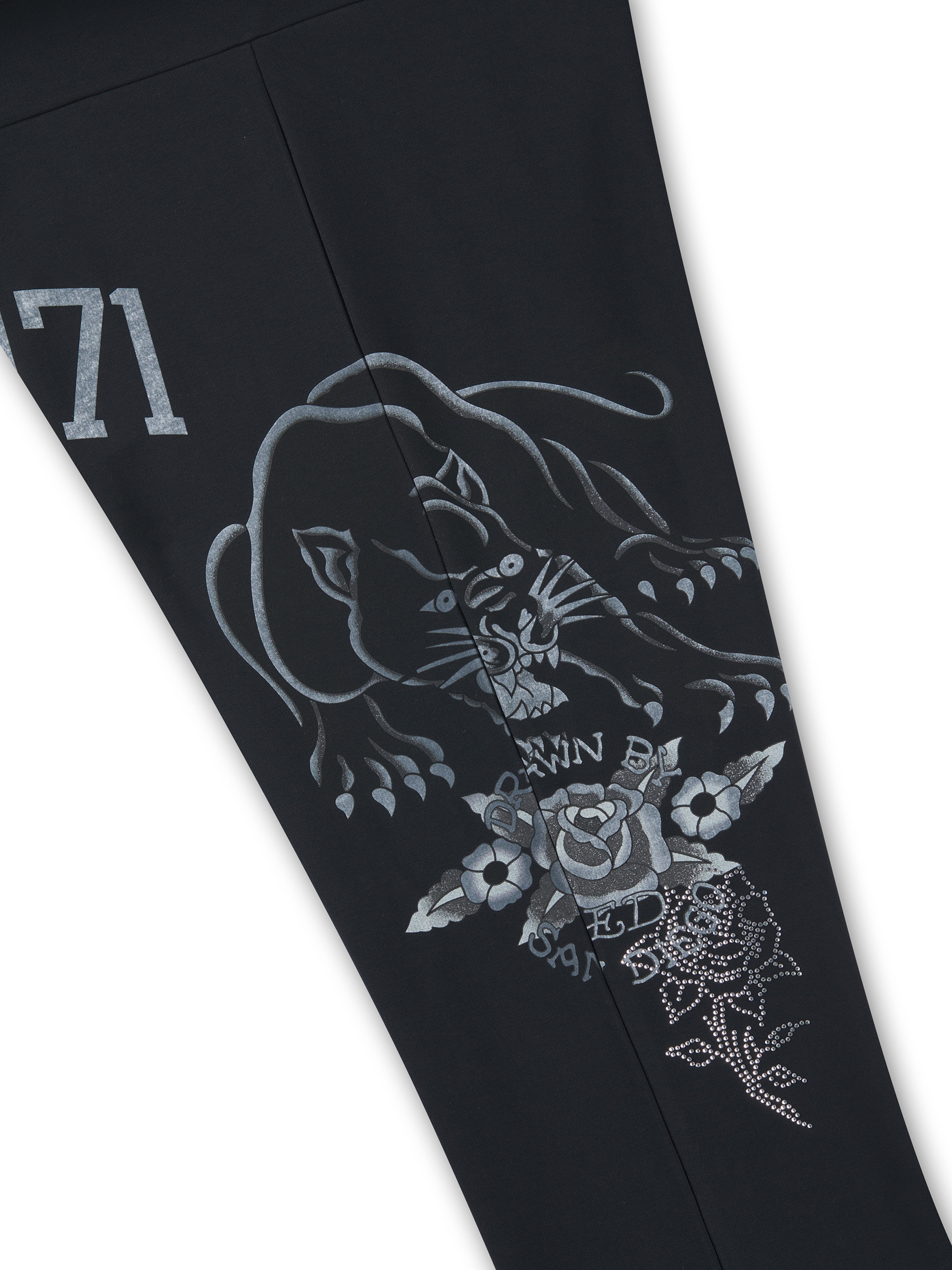 Ed Hardy regular Bukser '1971' i sort