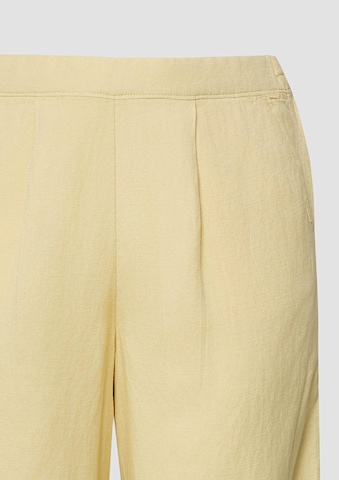 Wide Leg Pantalon QS en jaune