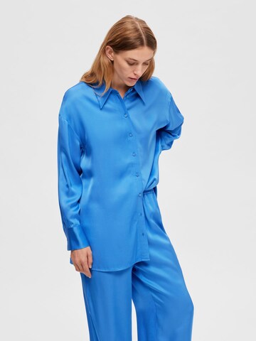 SELECTED FEMME Bluse in Blau