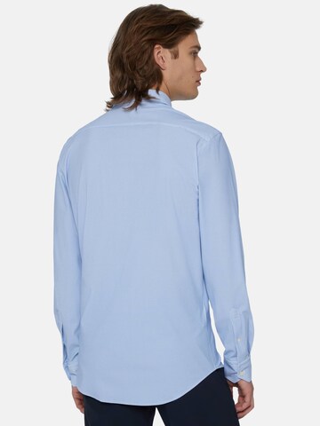 Coupe regular Chemise Boggi Milano en bleu