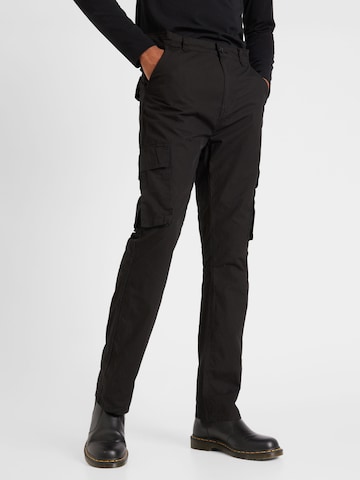 regular Pantaloni cargo di BRAVE SOUL in nero: frontale