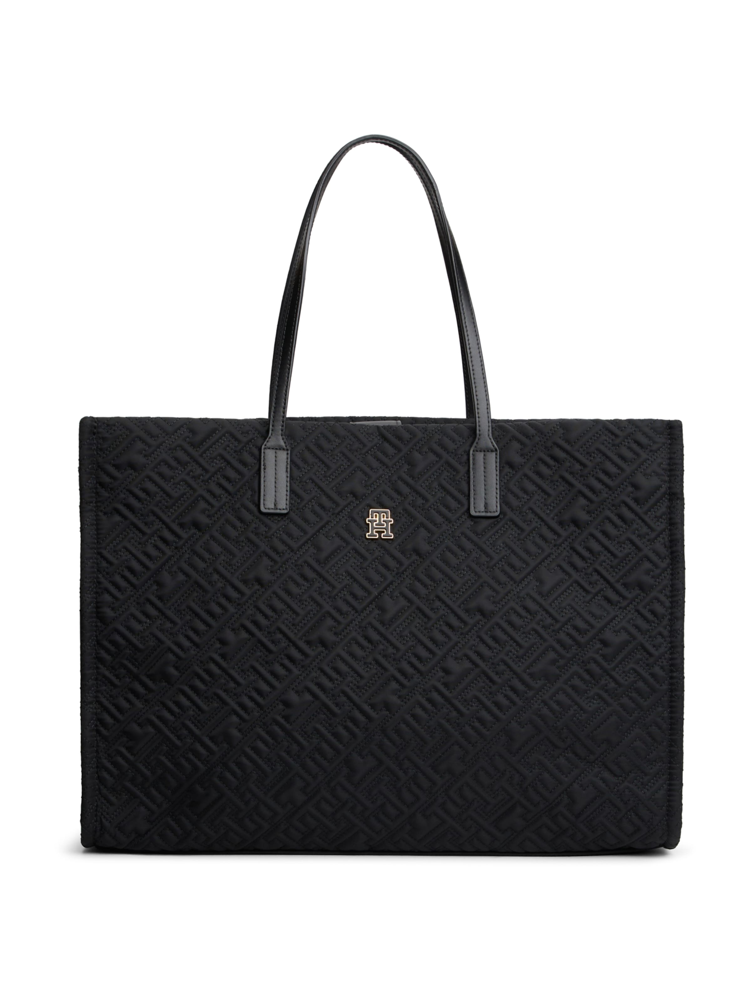 TOMMY HILFIGER Shopper táska - fekete: elől