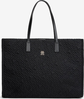 TOMMY HILFIGER Nakupovalna torba | črna barva: sprednja stran