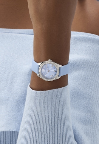 GUESS Analoguhr ' MINI LUNA ' in Blau